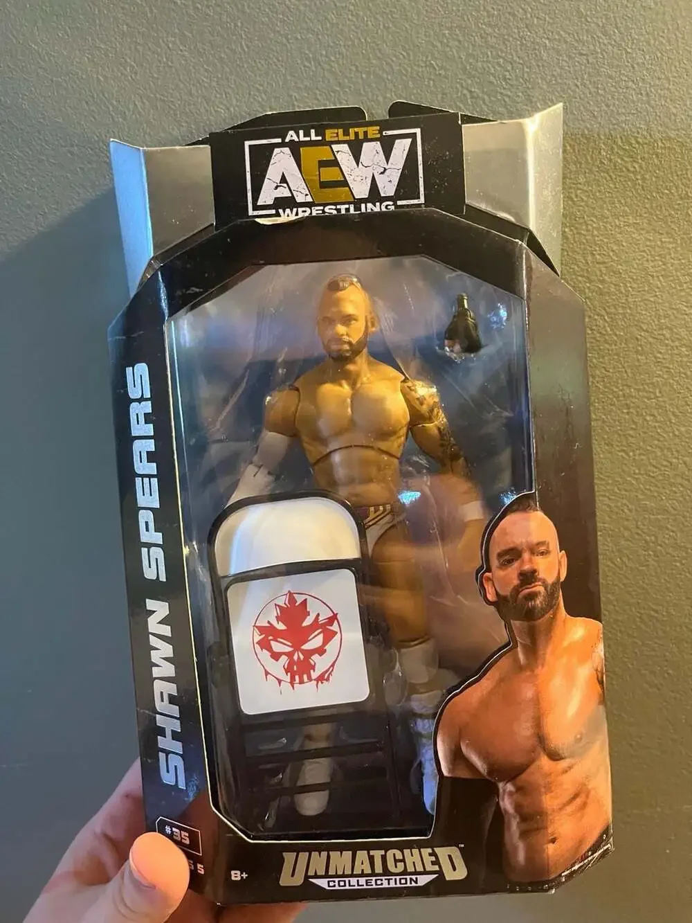 Jazwares AEW Unmatched Collection Series 5 Shawn Spears Action Figure #35